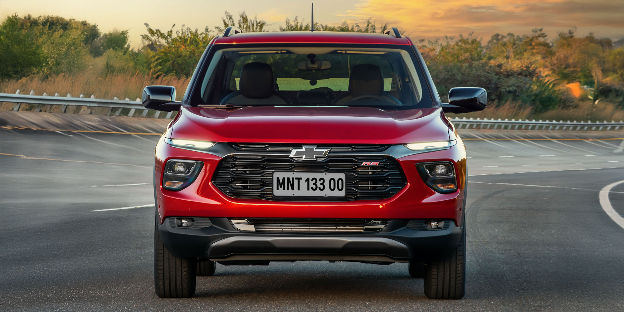 Frente de la Chevrolet Montana RS
